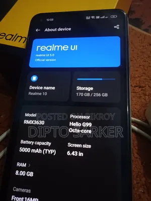 New Realme 10 256 GB