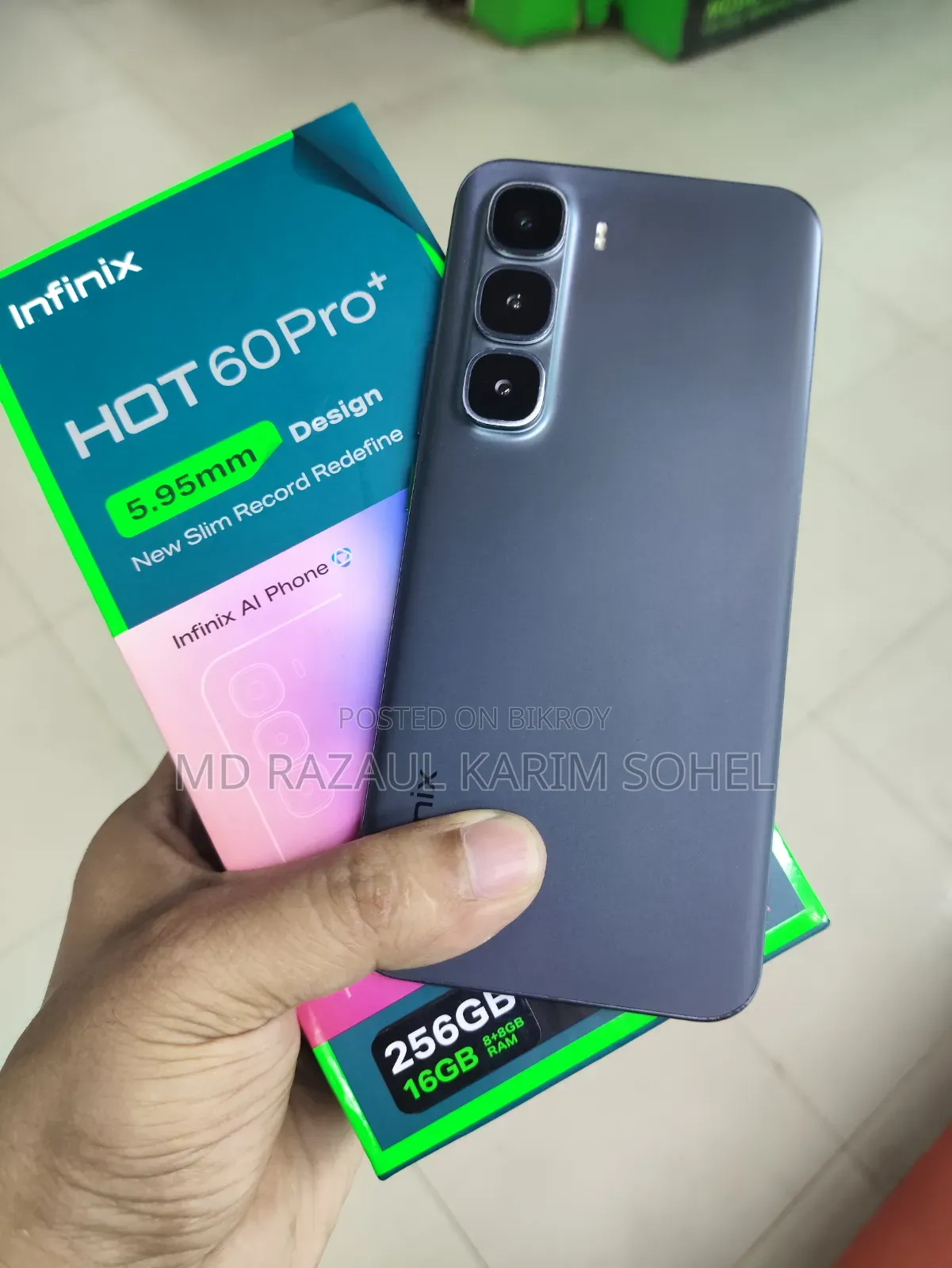 Infinix Hot 60 Pro+ 256 GB Black