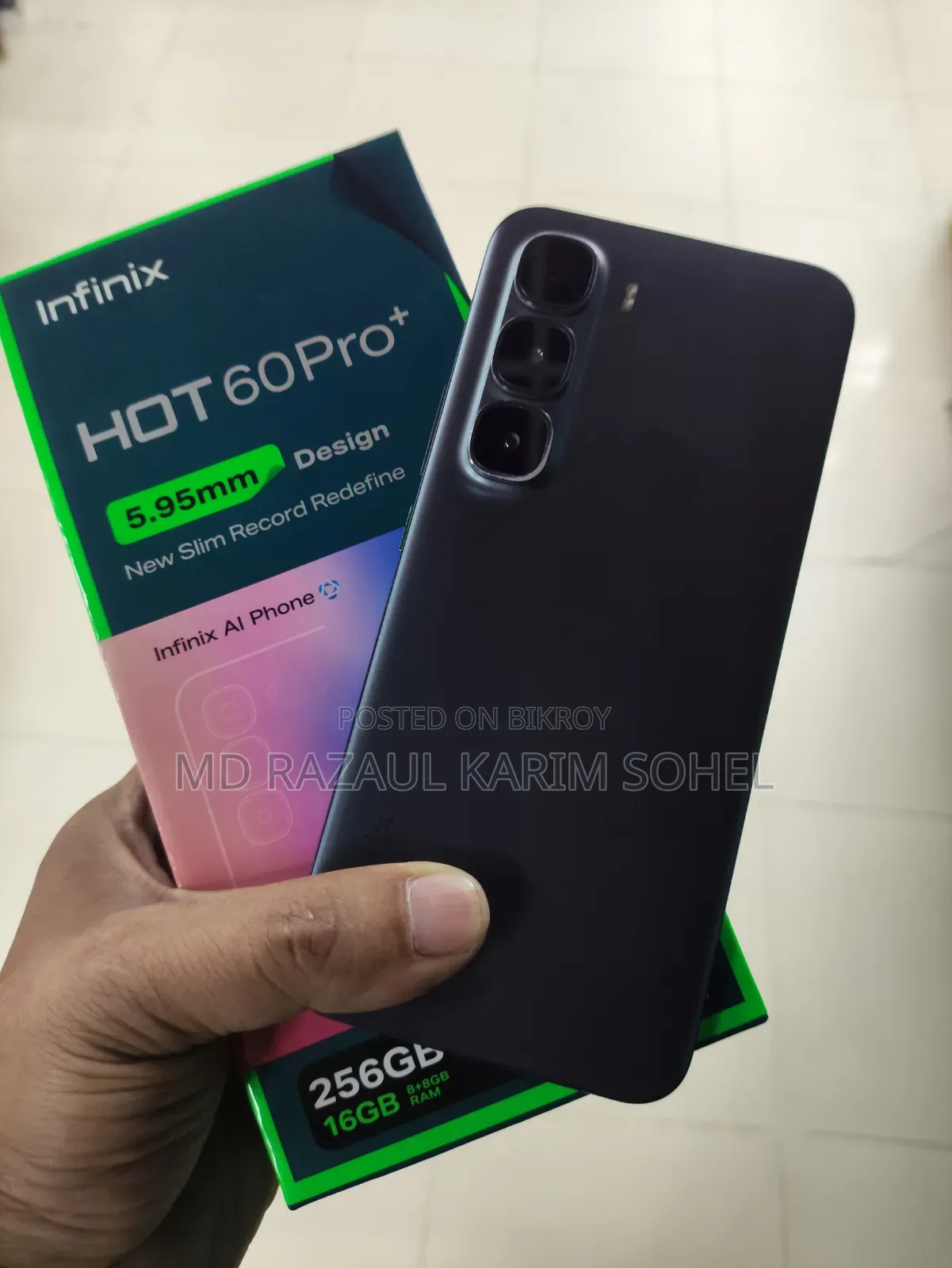 Infinix Hot 60 Pro+ 256 GB Black