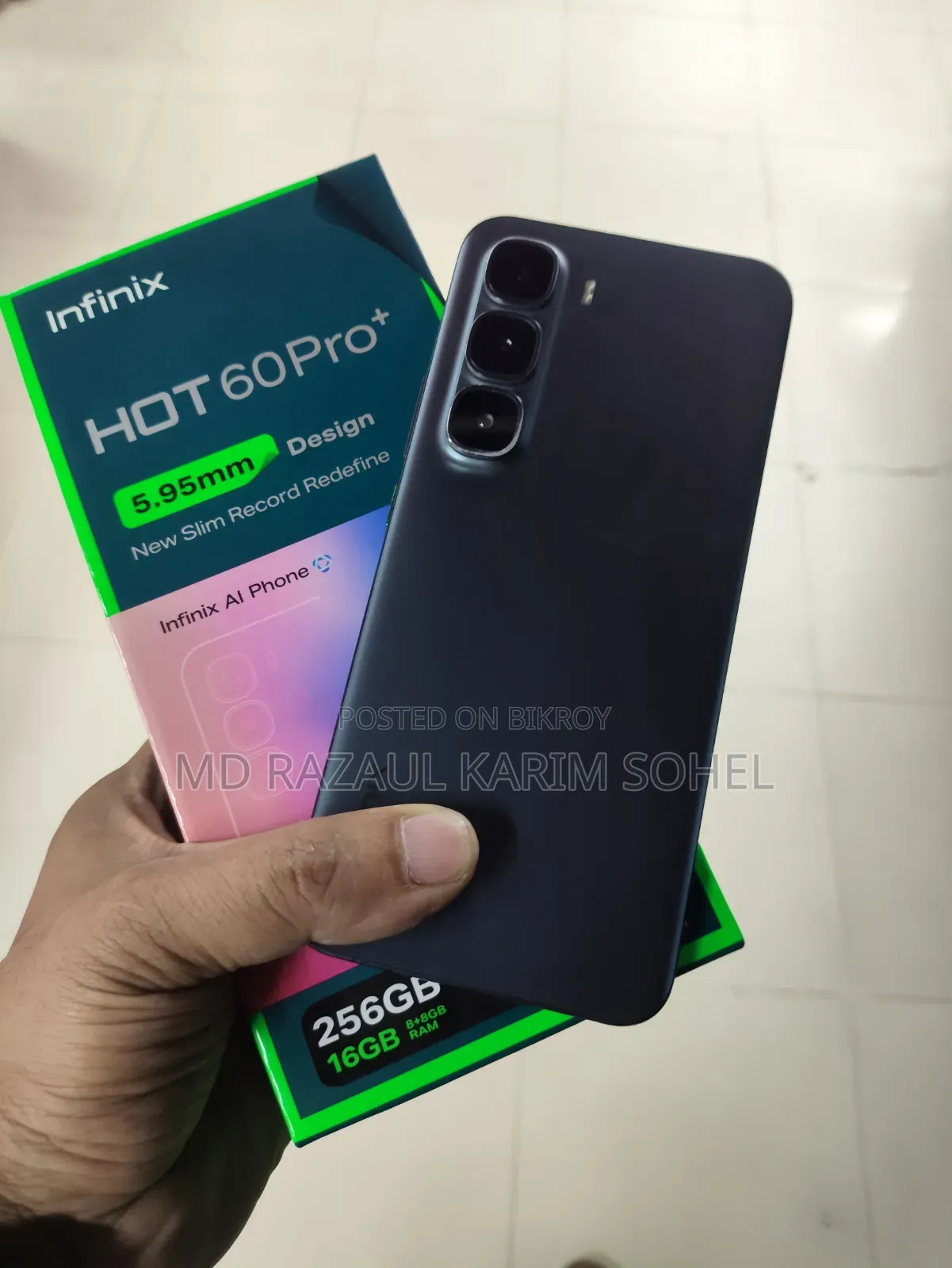 Infinix Hot 60 Pro+ 256 GB Black