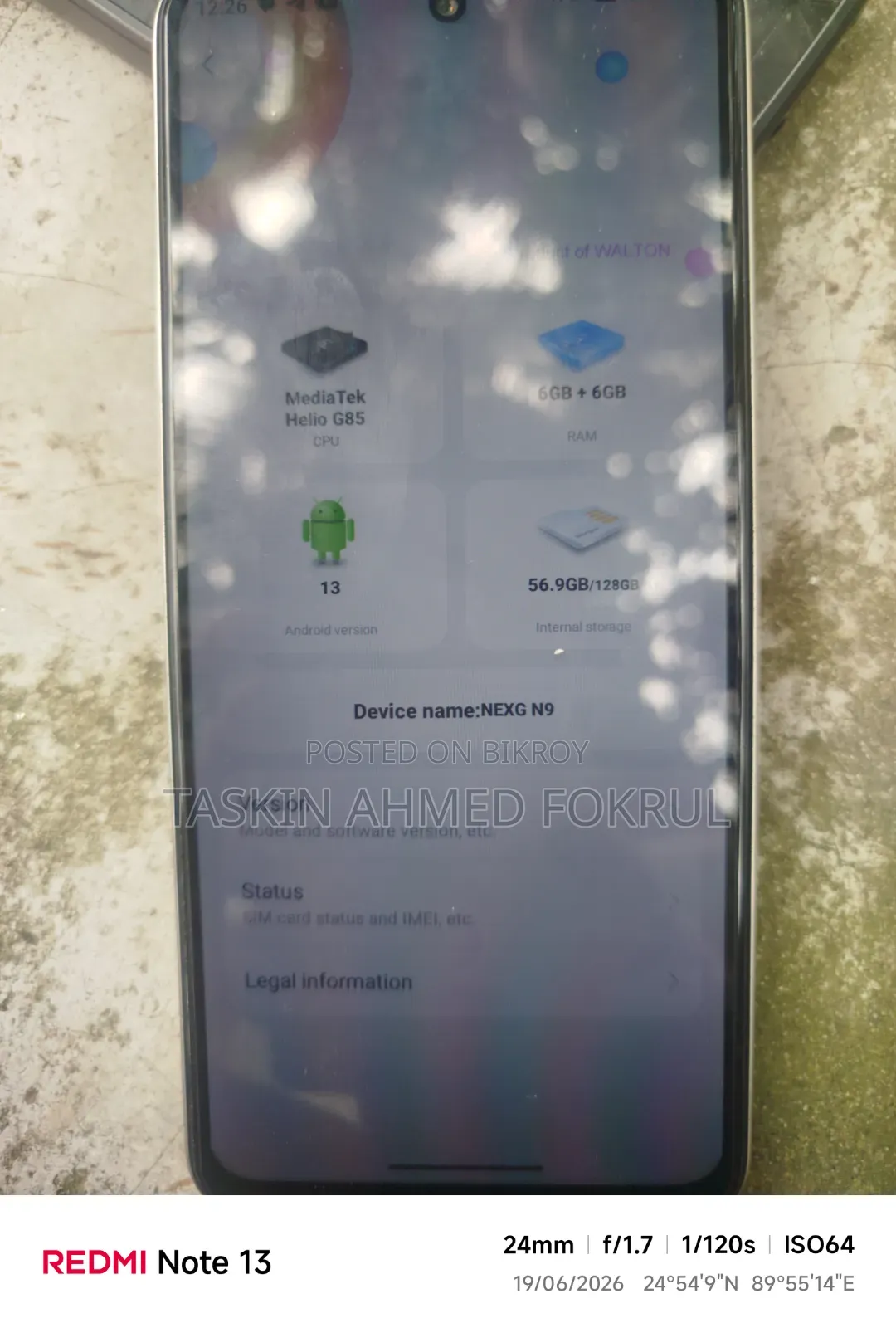 Walton NEXG N9 128 GB White