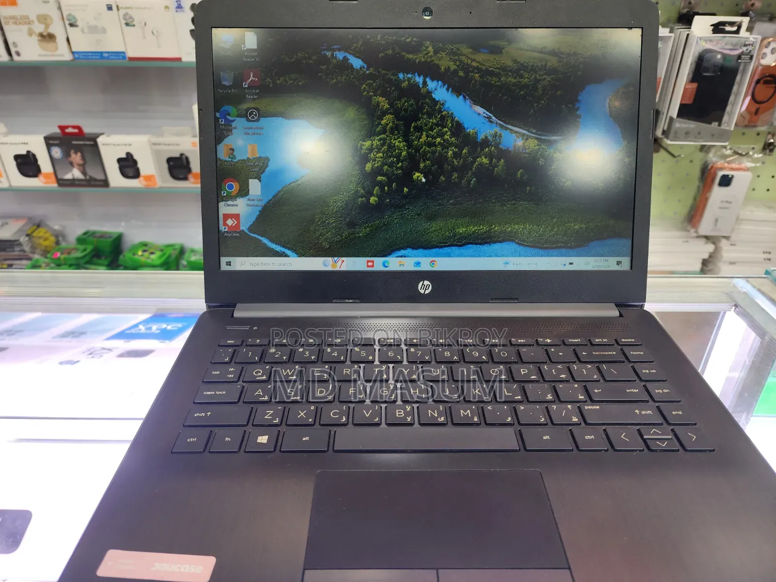 Laptop HP 14-dq1025cl 4GB AMD Ryzen 5 HDD 1TB
