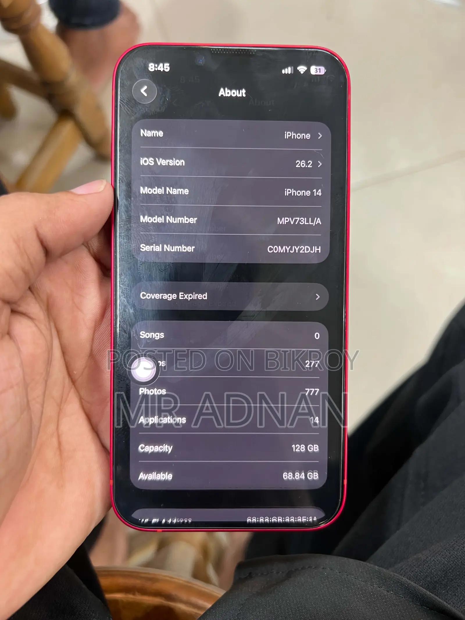Apple iPhone 14 128 GB Red