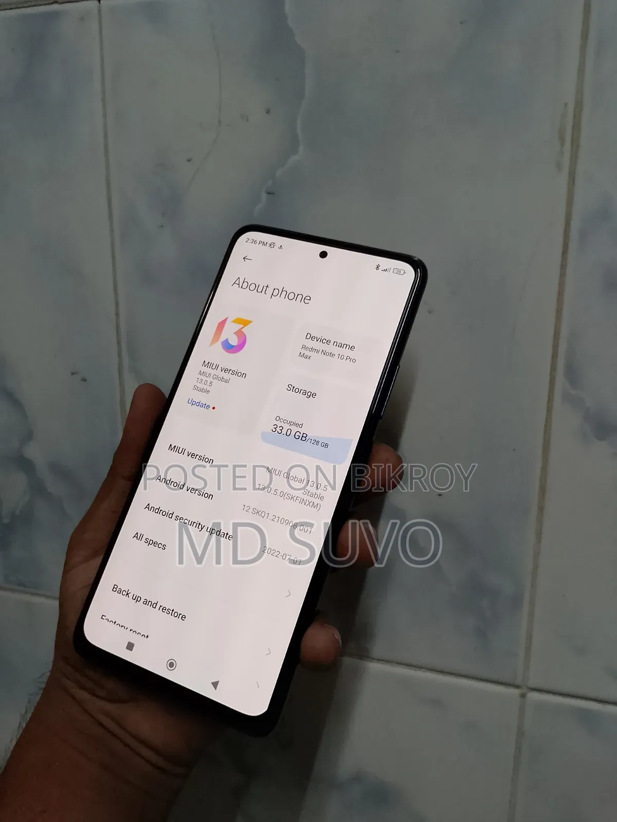 Xiaomi Redmi Note 10 Pro Max 128 GB Purple