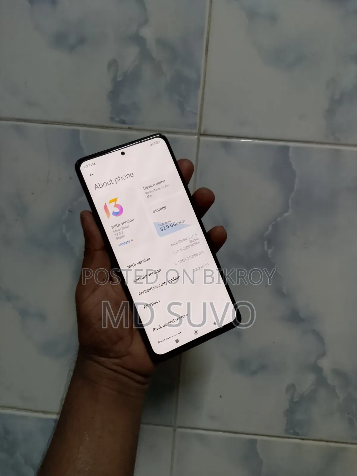 Xiaomi Redmi Note 10 Pro Max 128 GB Purple