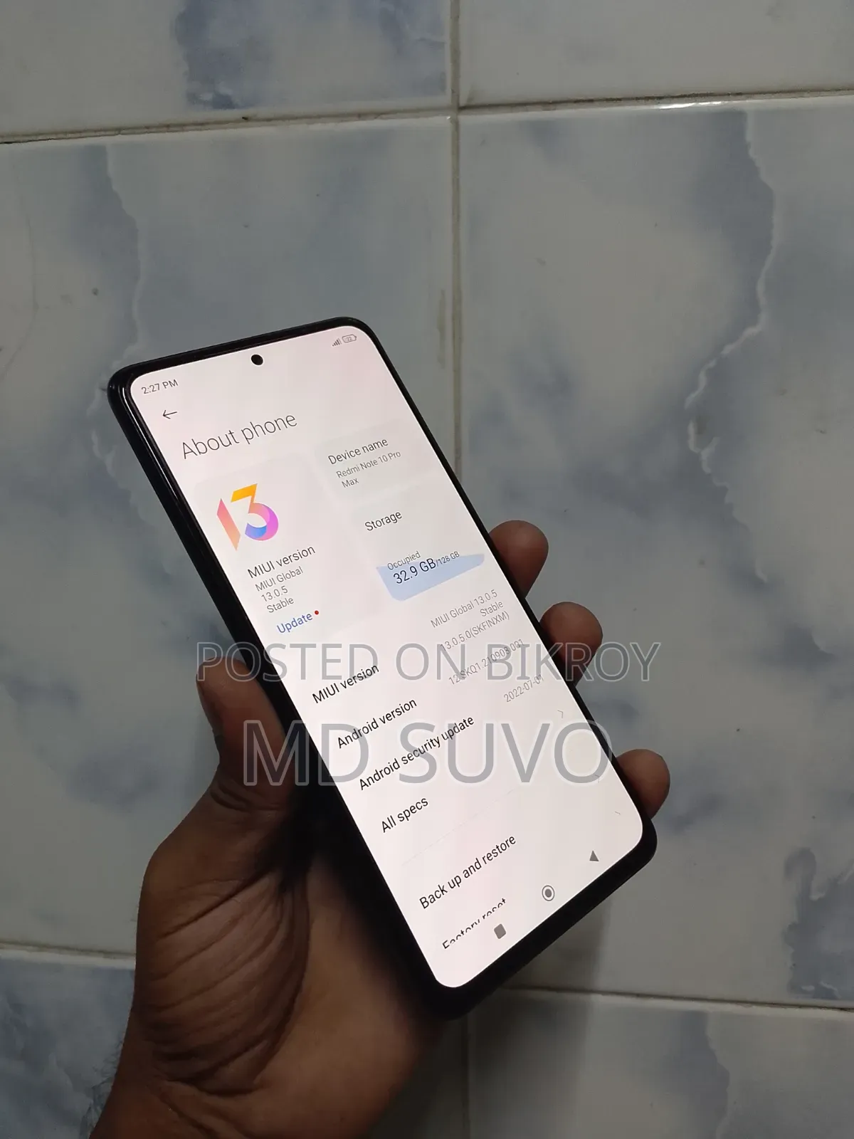 Xiaomi Redmi Note 10 Pro Max 128 GB Purple