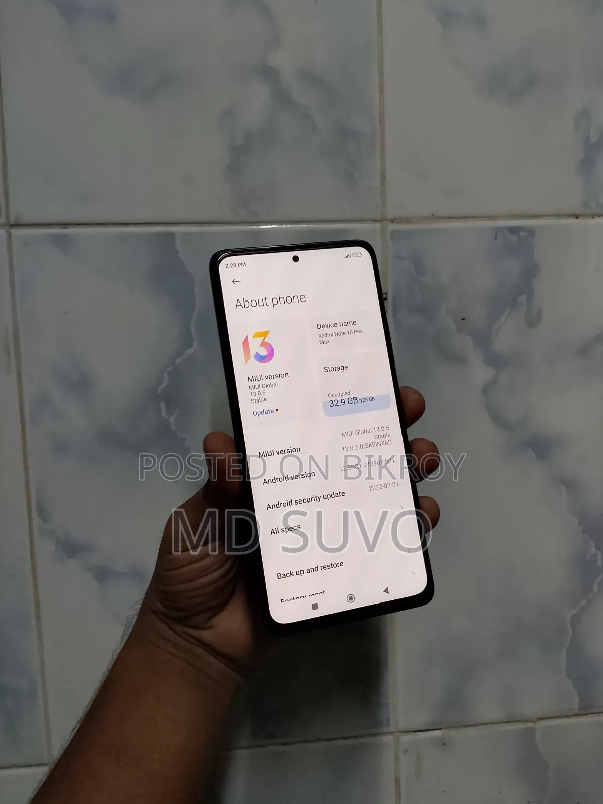 Xiaomi Redmi Note 10 Pro Max 128 GB Purple