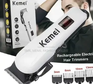 Kemei Km-809a Professional Rechargeable Hair Clipper Trimmer