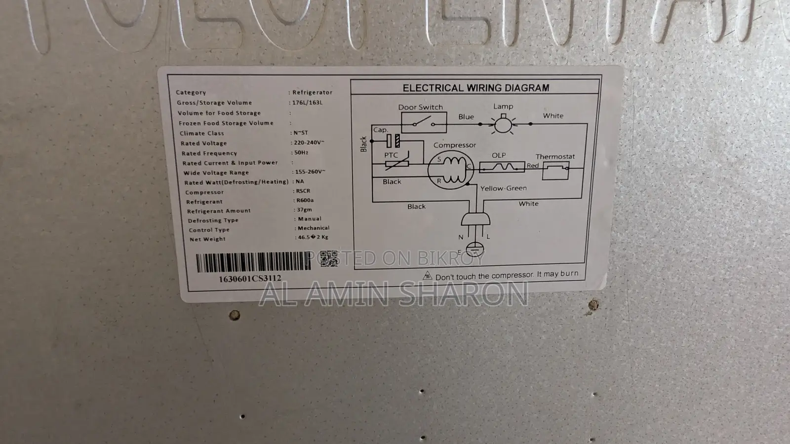 Refrigerator sell