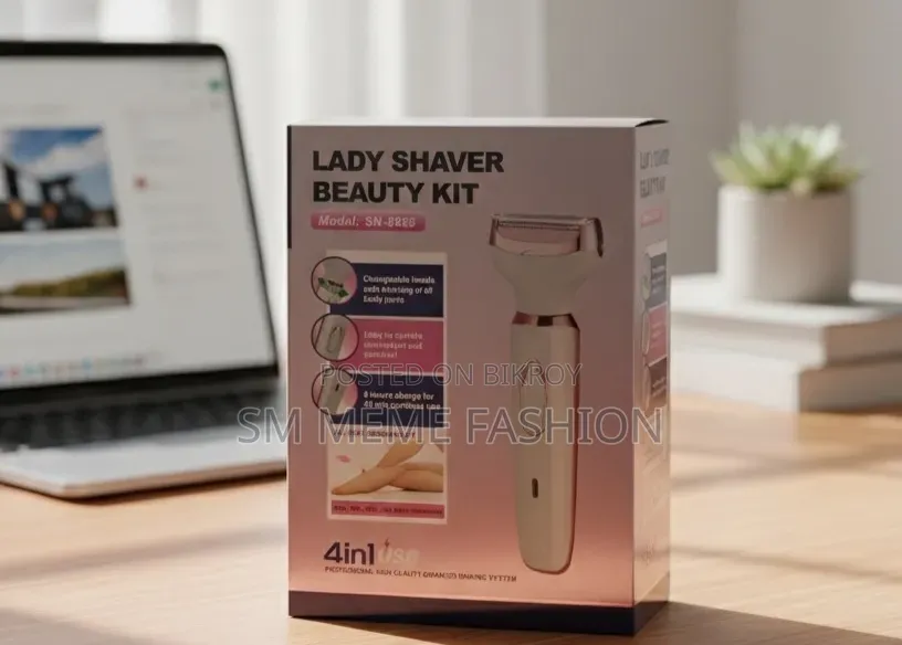 Lady Shaver Beauty Kit (4-in-1) - আপনার ত্বকের সঠিক যত্ন এখন ঘরেই!