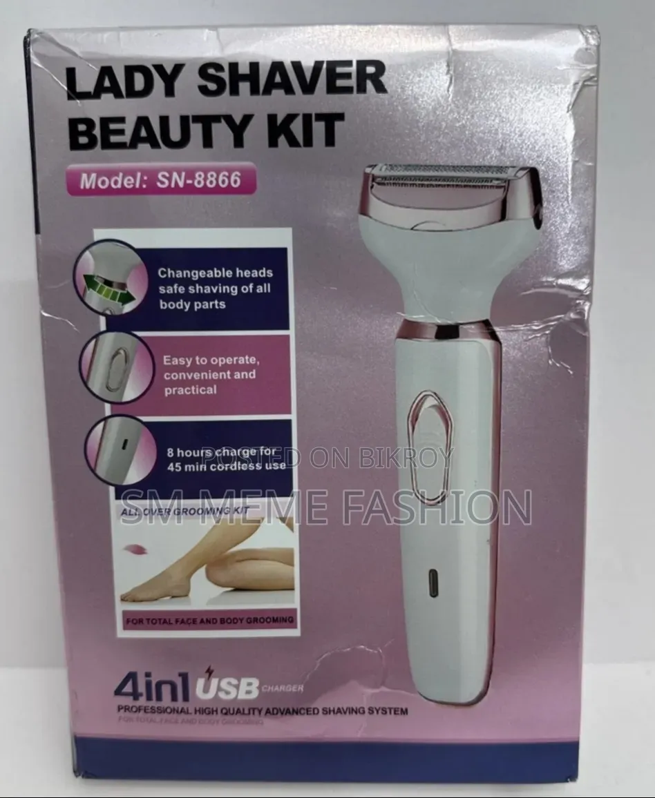 Lady Shaver Beauty Kit (4-in-1) - আপনার ত্বকের সঠিক যত্ন এখন ঘরেই!