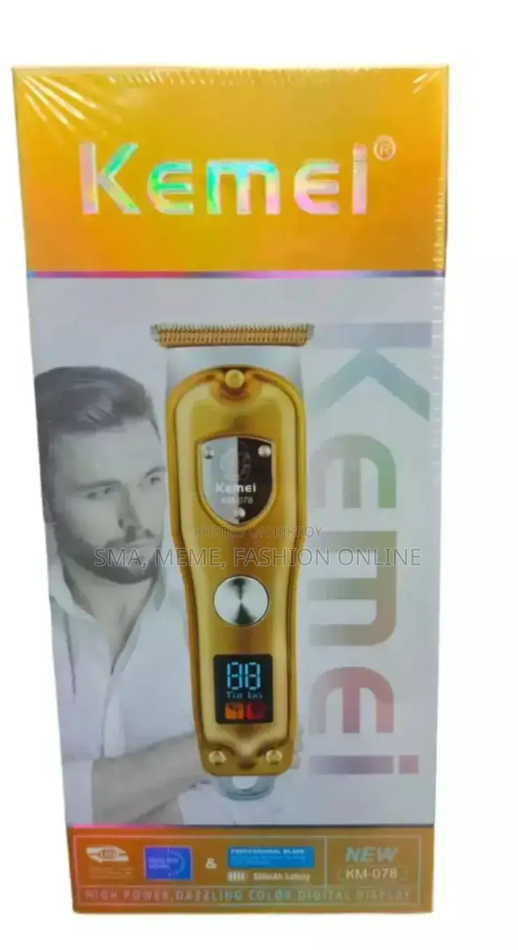 Kemei Km-078: স্টাইলিশ এবং প্রফেশনাল হেয়ার ট্রিমার