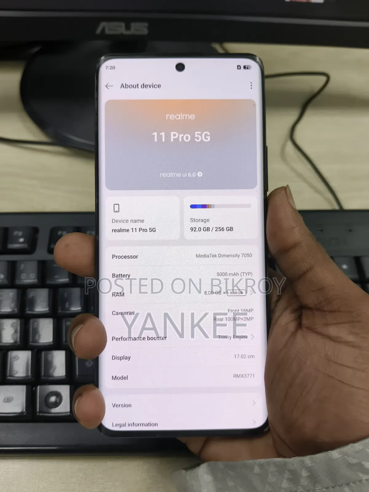 Realme 11 Pro 256 GB Black