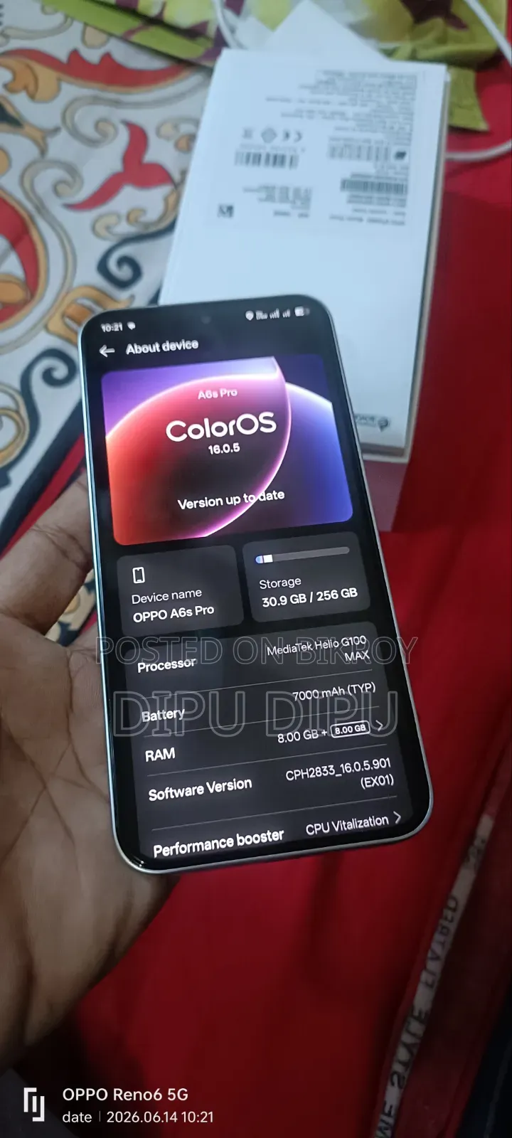 Oppo A6s Pro 256 GB Bronze