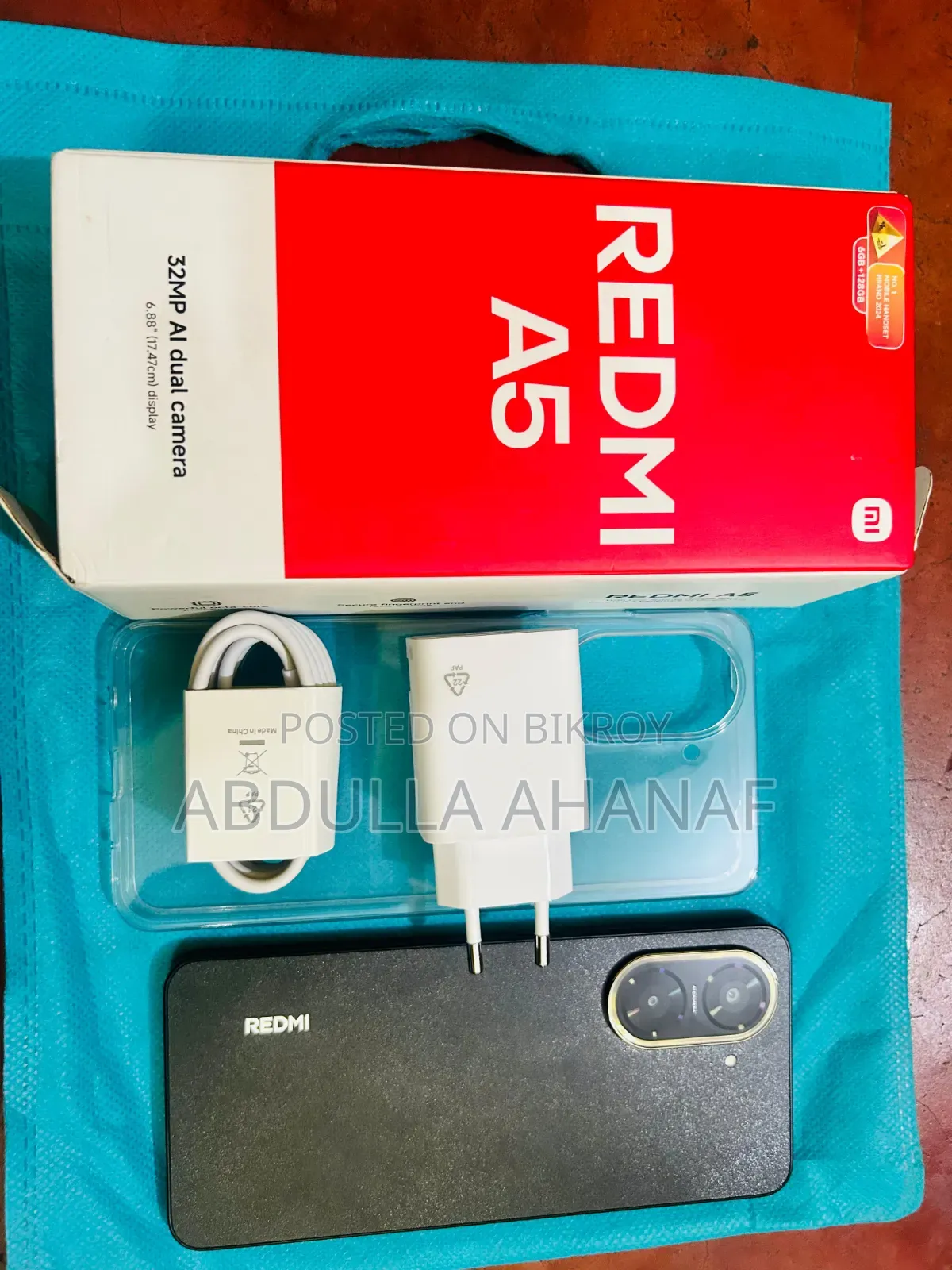 New Xiaomi Redmi A5 4G 128 GB Black