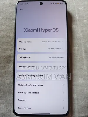 Xiaomi Redmi Note 13 Pro 5G 256 GB Black
