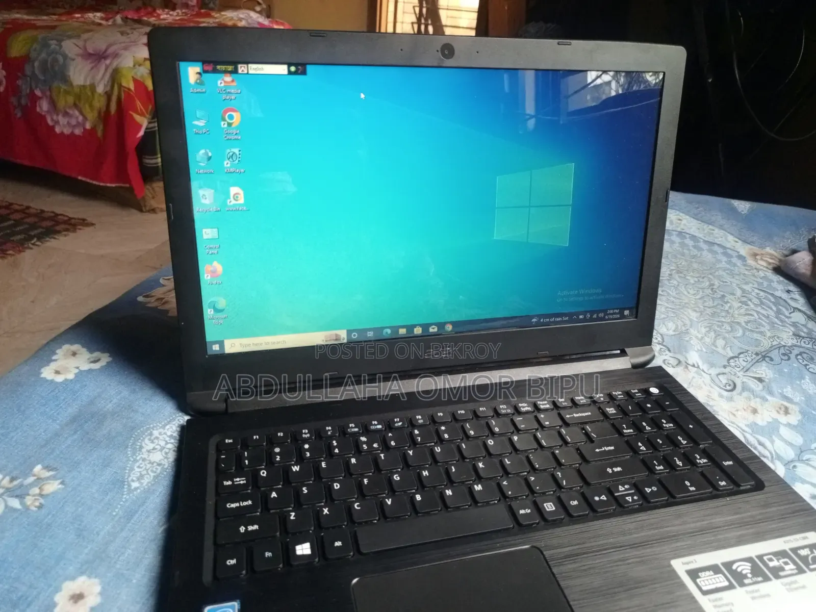 Laptop Acer Aspire 3 4GB Intel Core i3 HDD 500GB