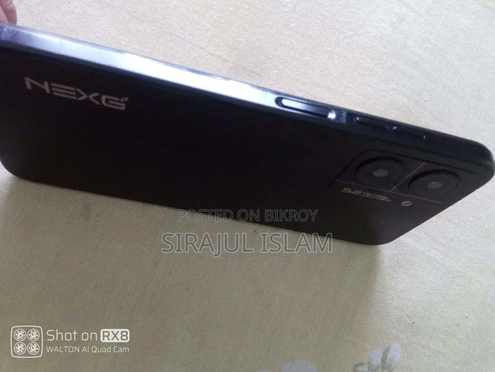 ওয়ালটন নেক্সজি এন৭১ প্লাস ১২৮ জিবি কালো