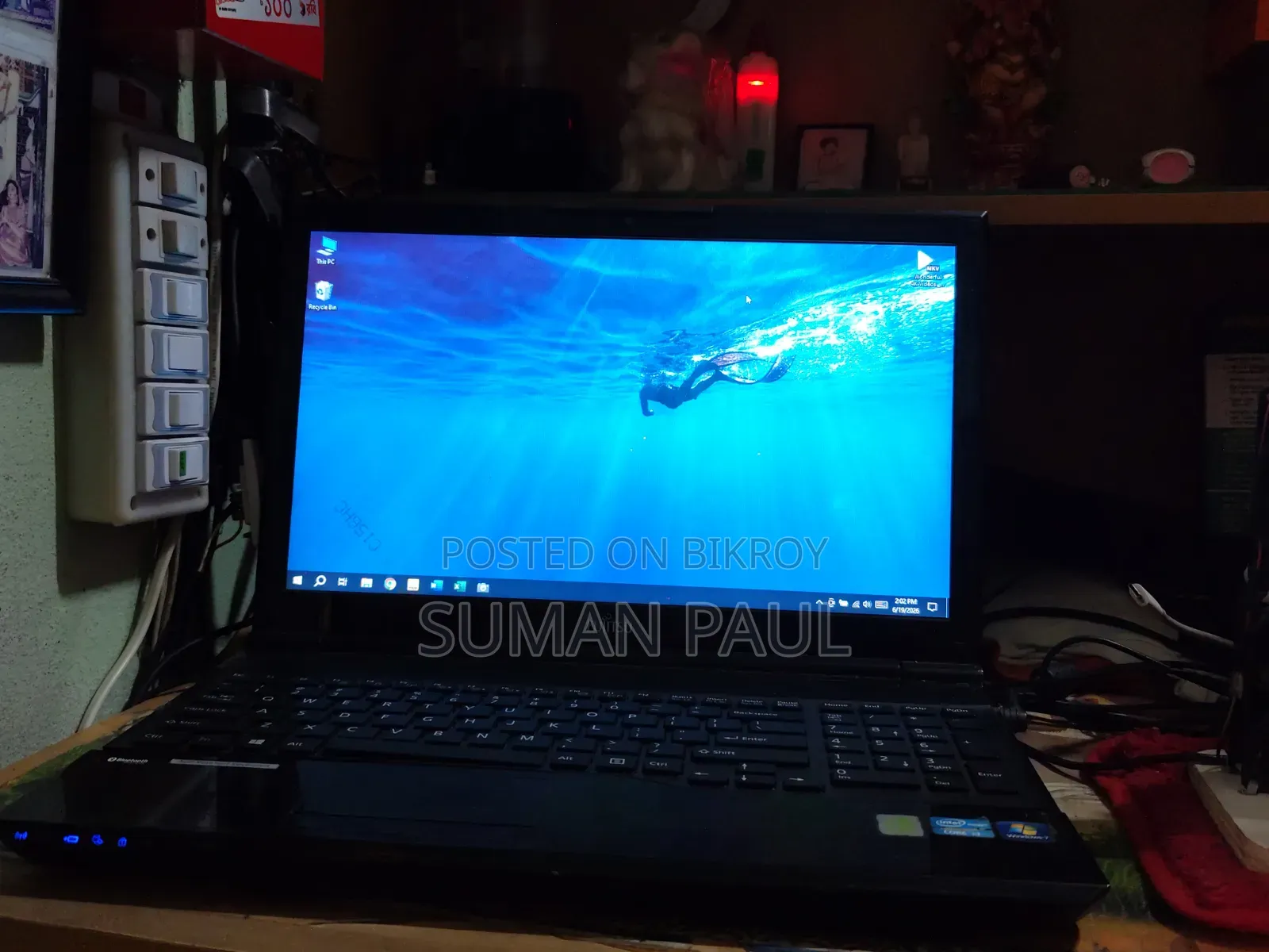 Laptop Fujitsu 4GB Intel Core I3 SSD 256GB