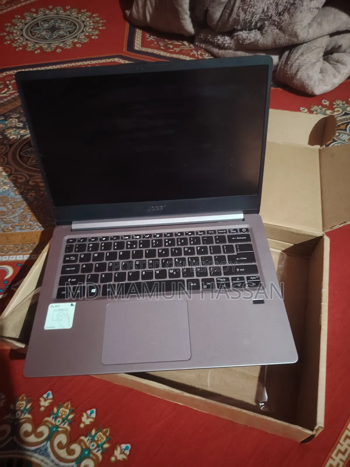 New Laptop Acer Swift 1 16GB Intel Pentium HDD+SSD 256GB