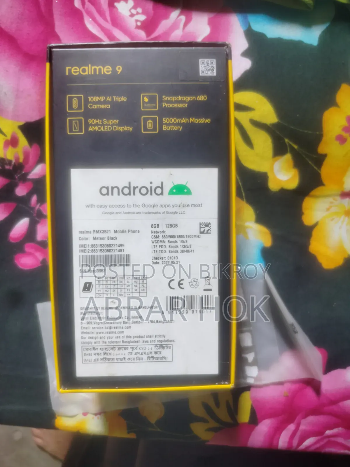Realme 9 128 GB Black