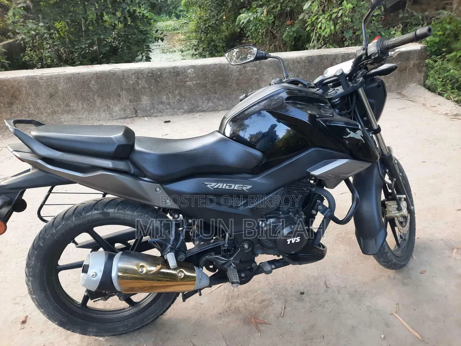 New TVS Raider 125 2024 Black