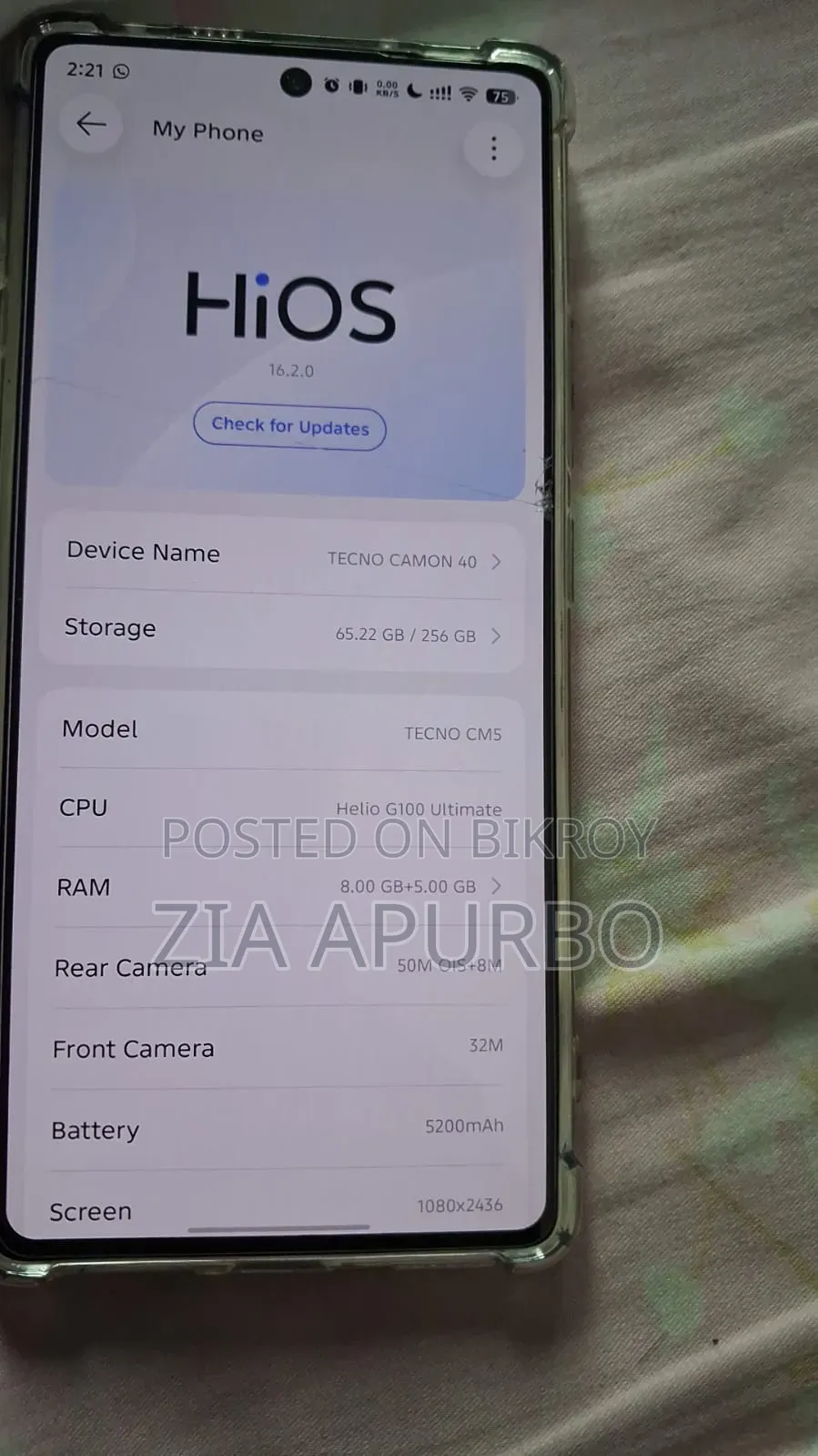 Tecno Camon 40 256 GB