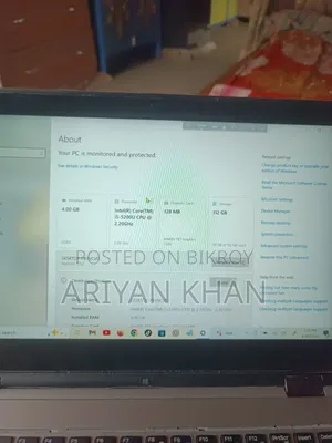 ল্যাপটপ ডেল ইন্সপায়রন ১৩ ৭৩৫৯ ৪জিবি ইন্টেল কোর আই৫ এসএসডি ১২৮জিবি