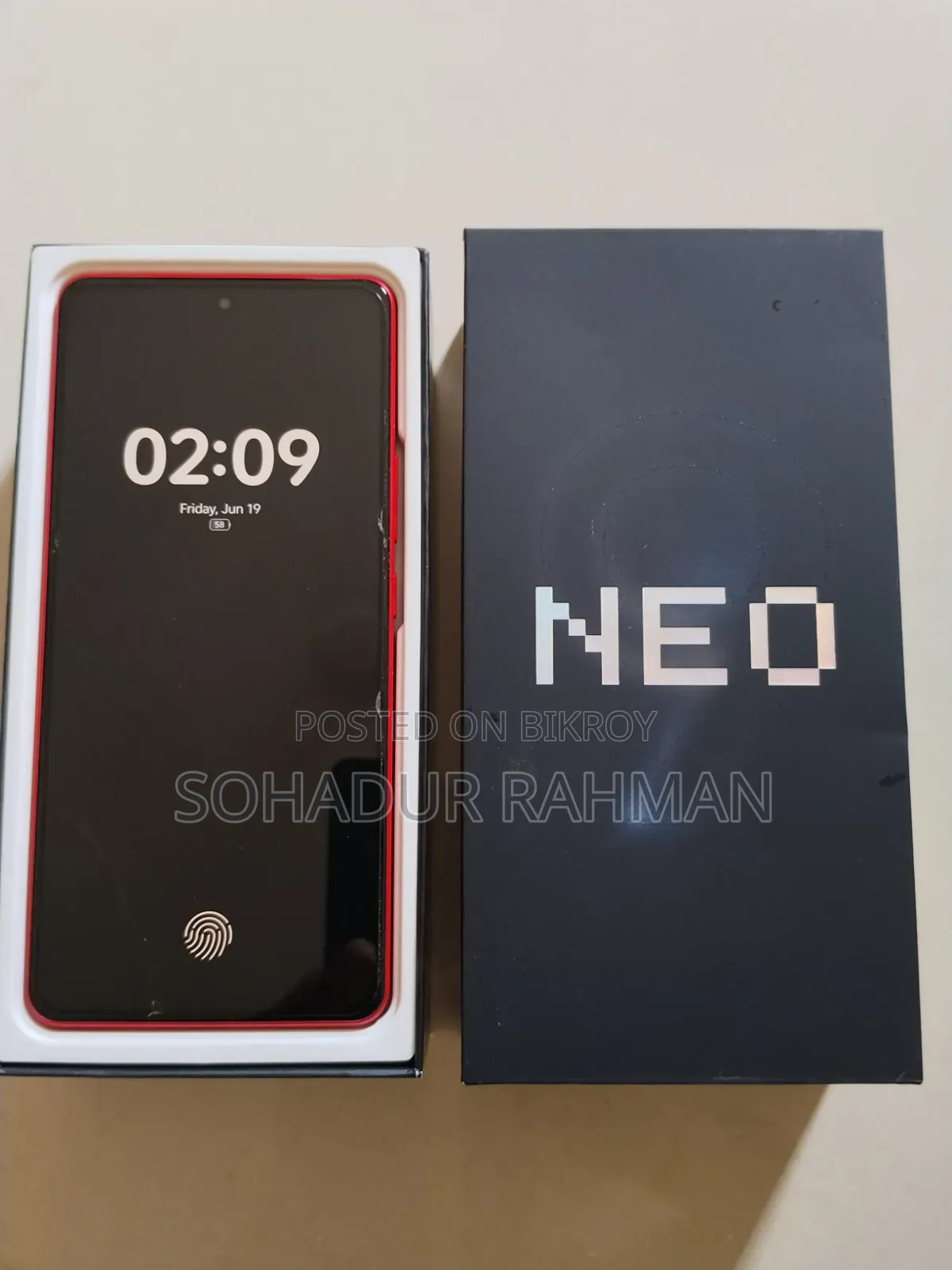 iQOO 256 GB Red