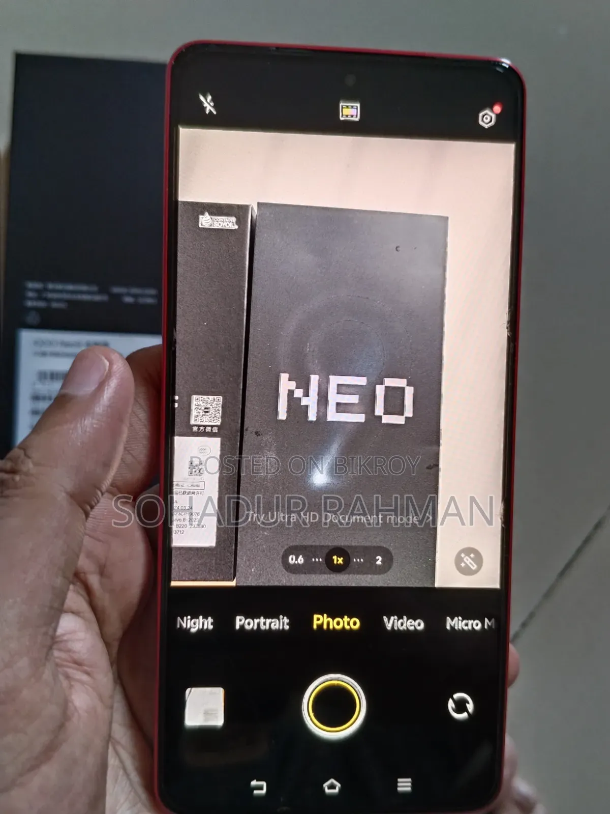 iQOO 256 GB Red
