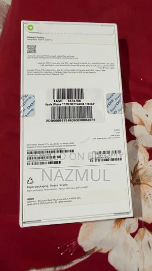 New Apple iPhone 17 Pro Max 1 TB Silver
