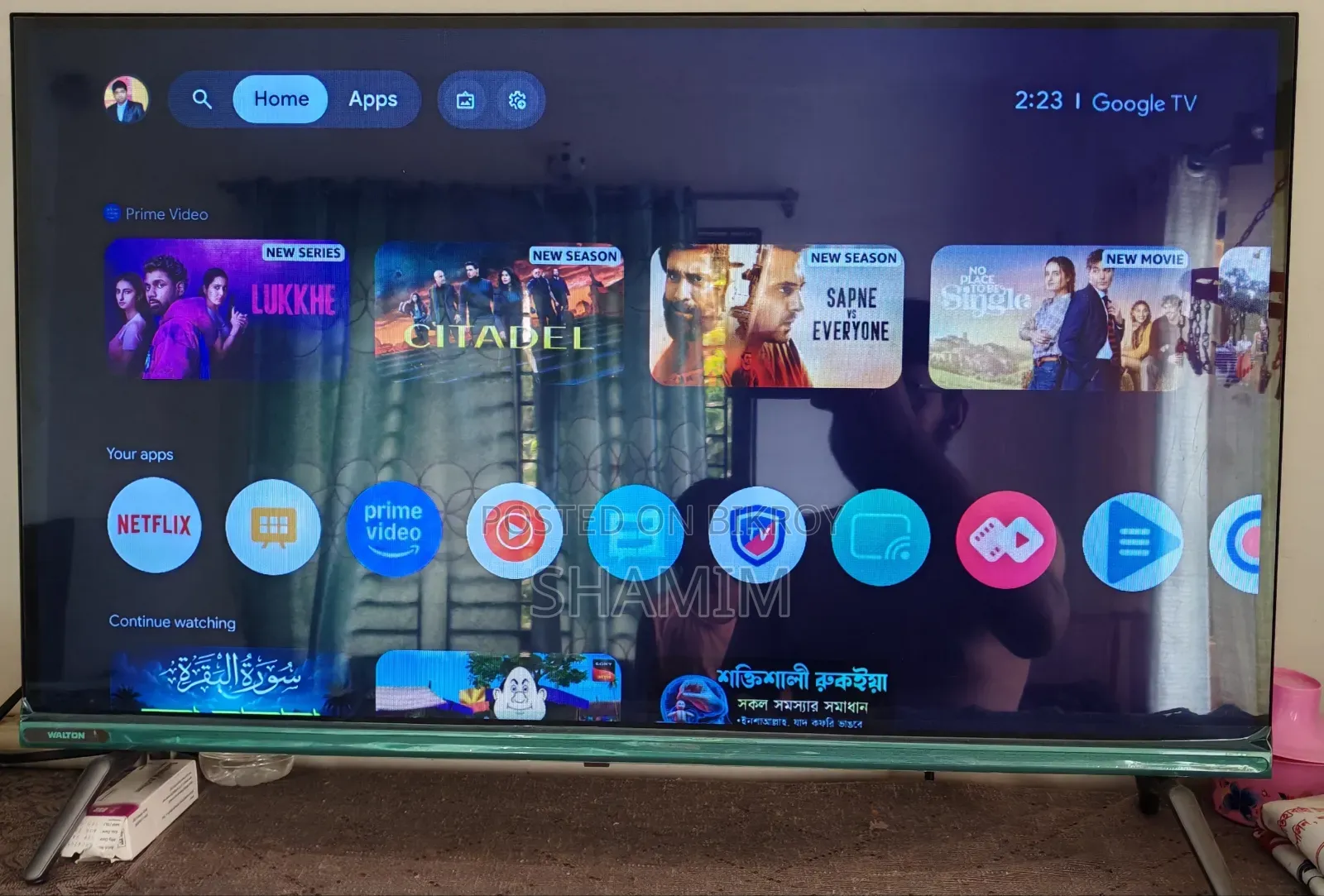 Walton Television Google Android TV