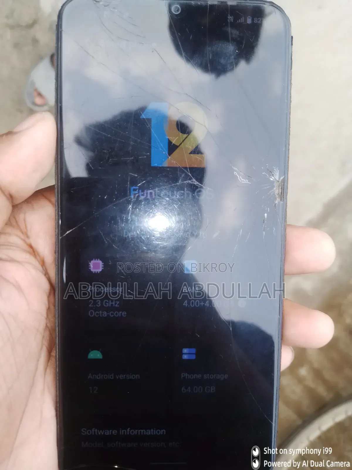 Vivo Y16 64 GB Black