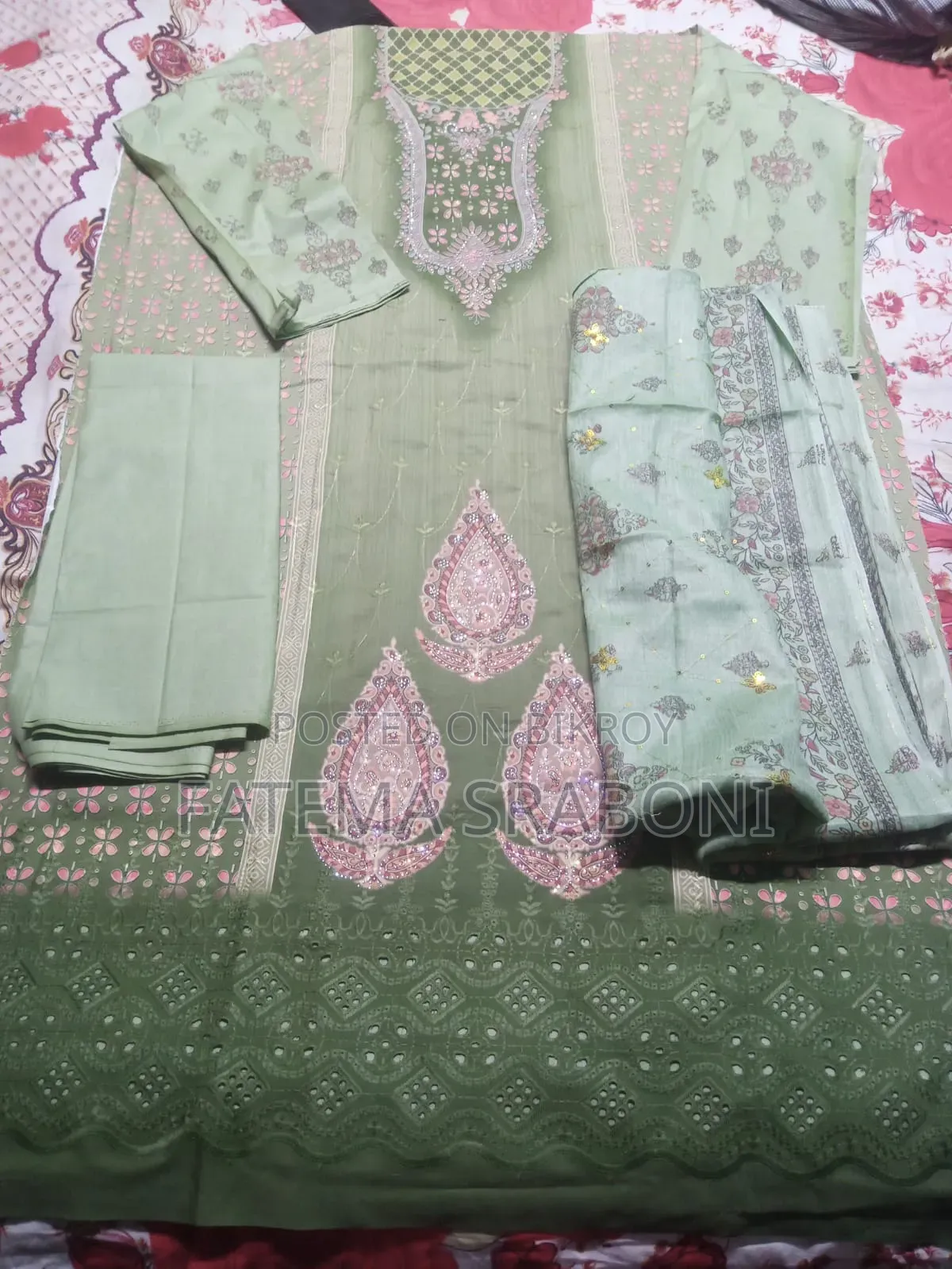 3-Piece Dress Unstitched