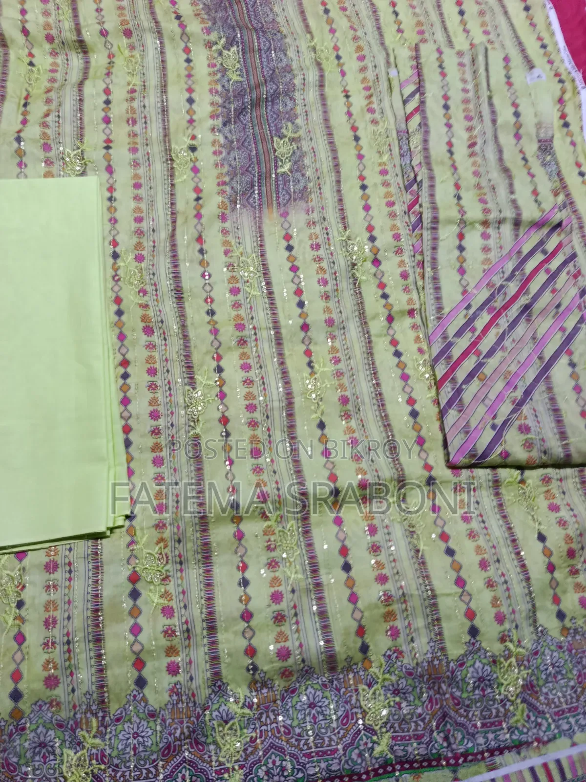 3-Piece Dress Unstitched