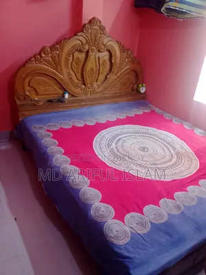 Local Teak Wood Bed 6/7 Feet for Sale
