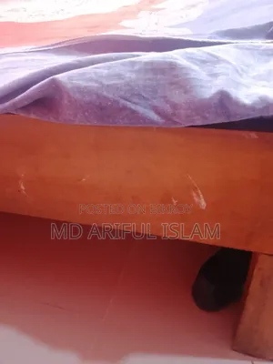 Local Teak Wood Bed 6/7 Feet for Sale