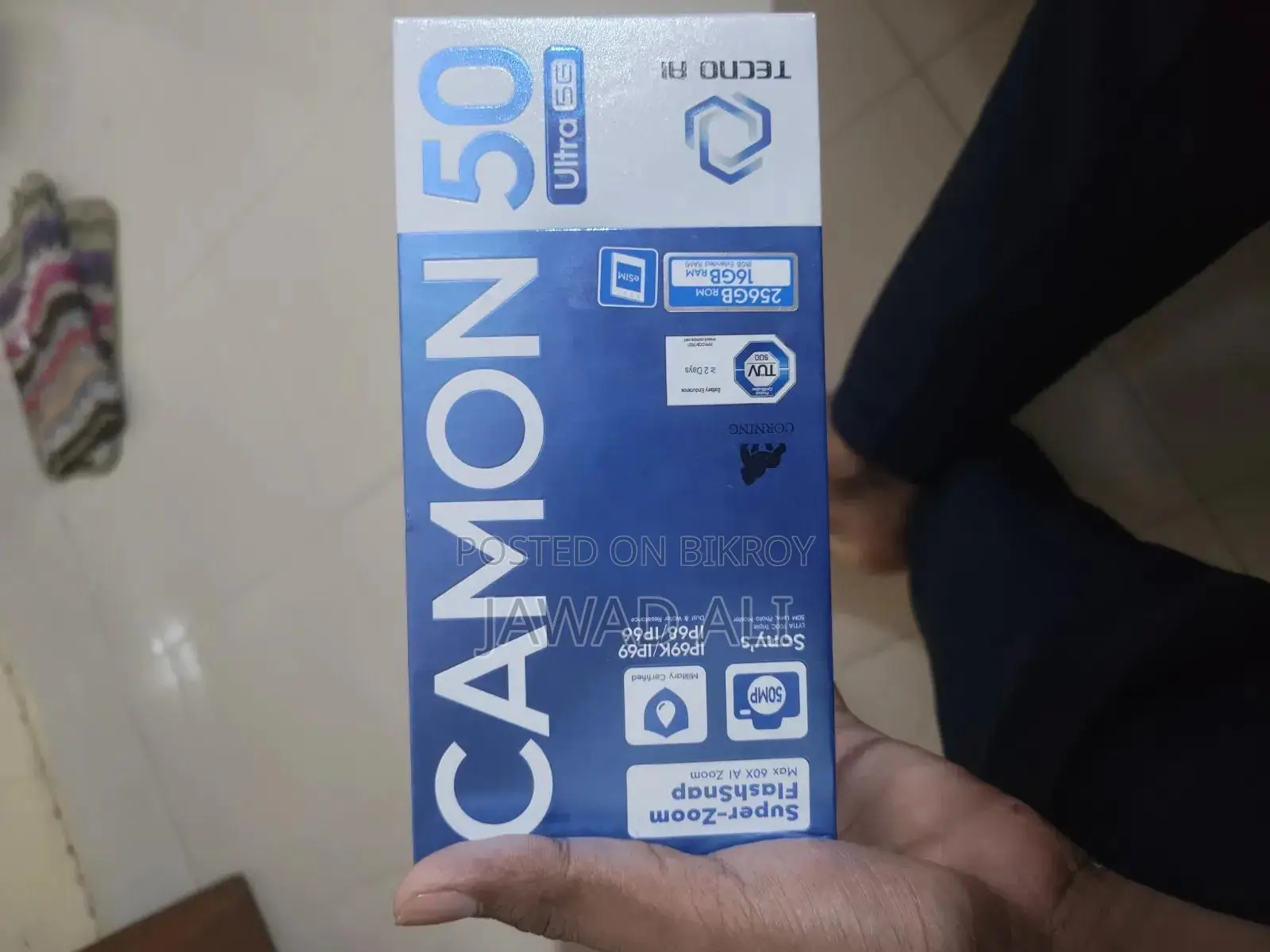 Tecno Camon 50 Ultra 256 GB Silver