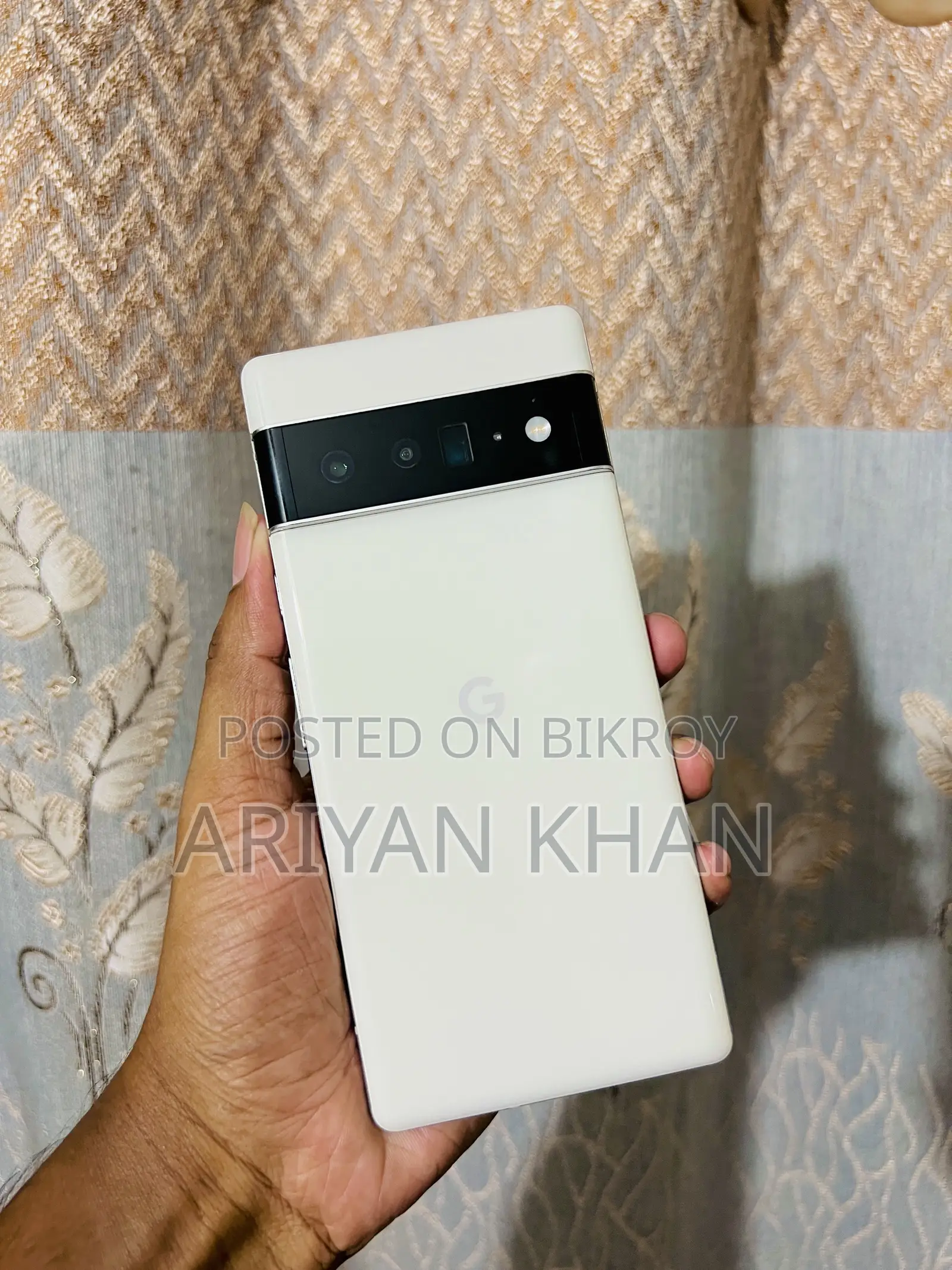 গুগল পিক্সেল ৬ প্রো ১২৮ জিবি গোল্ড