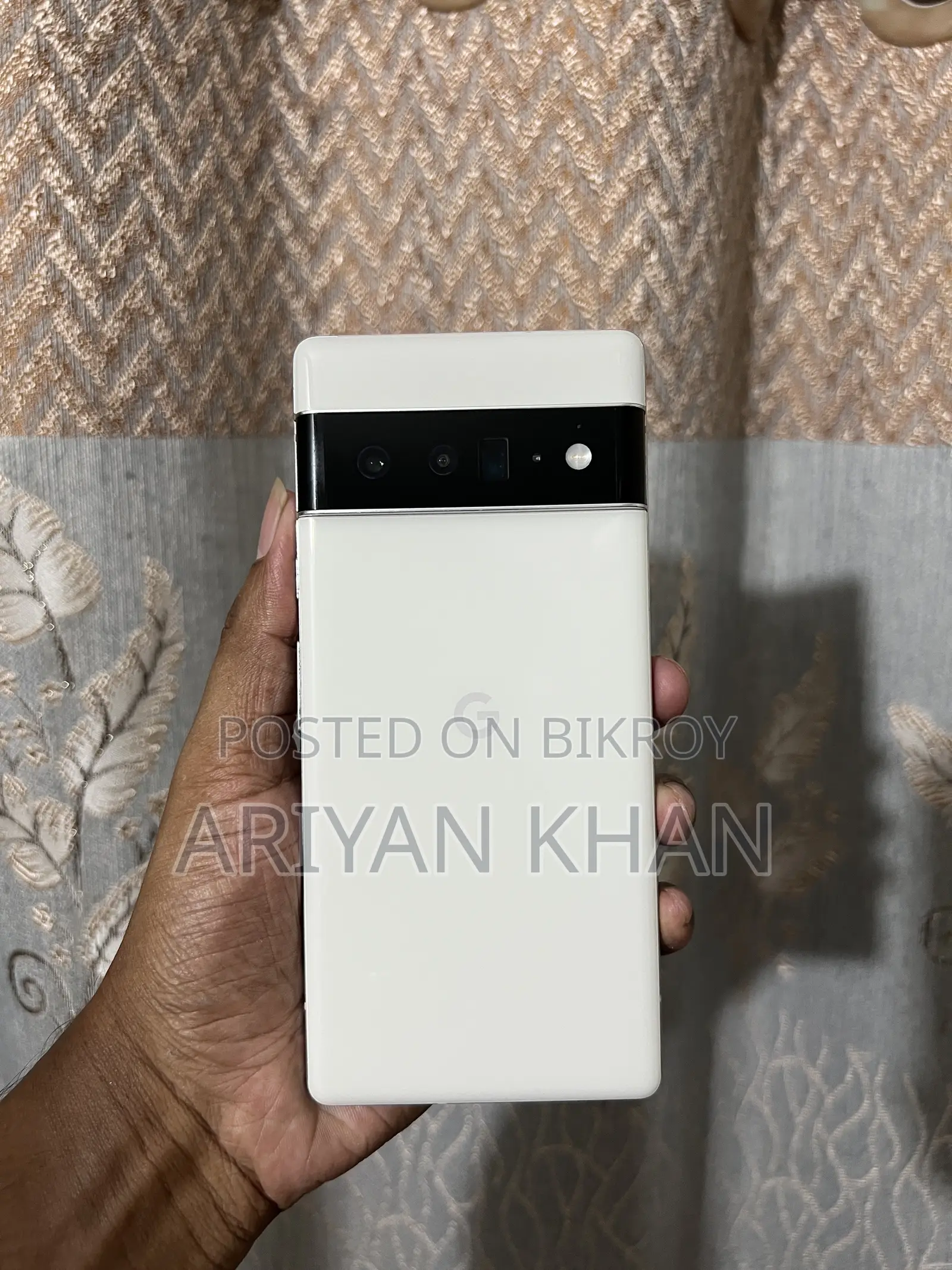 গুগল পিক্সেল ৬ প্রো ১২৮ জিবি গোল্ড