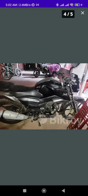 New TVS Raider 125 2025 Black