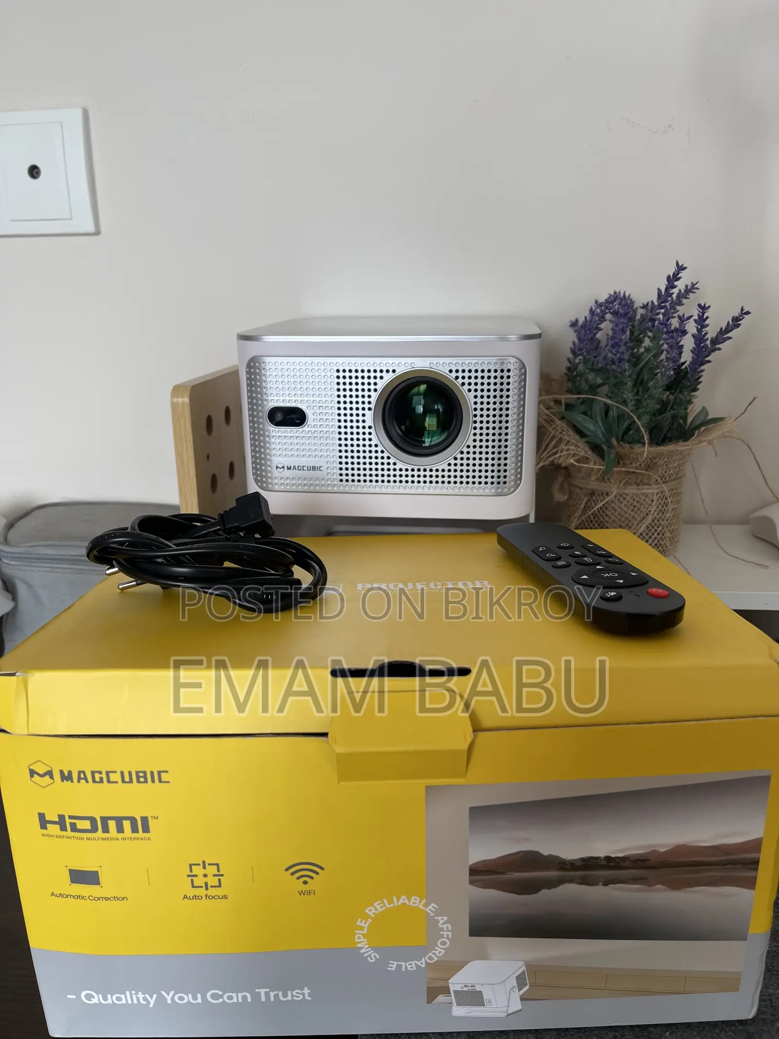 Urgent Sell | Magcubic Hy350 Max Smart Projector (Brand New)