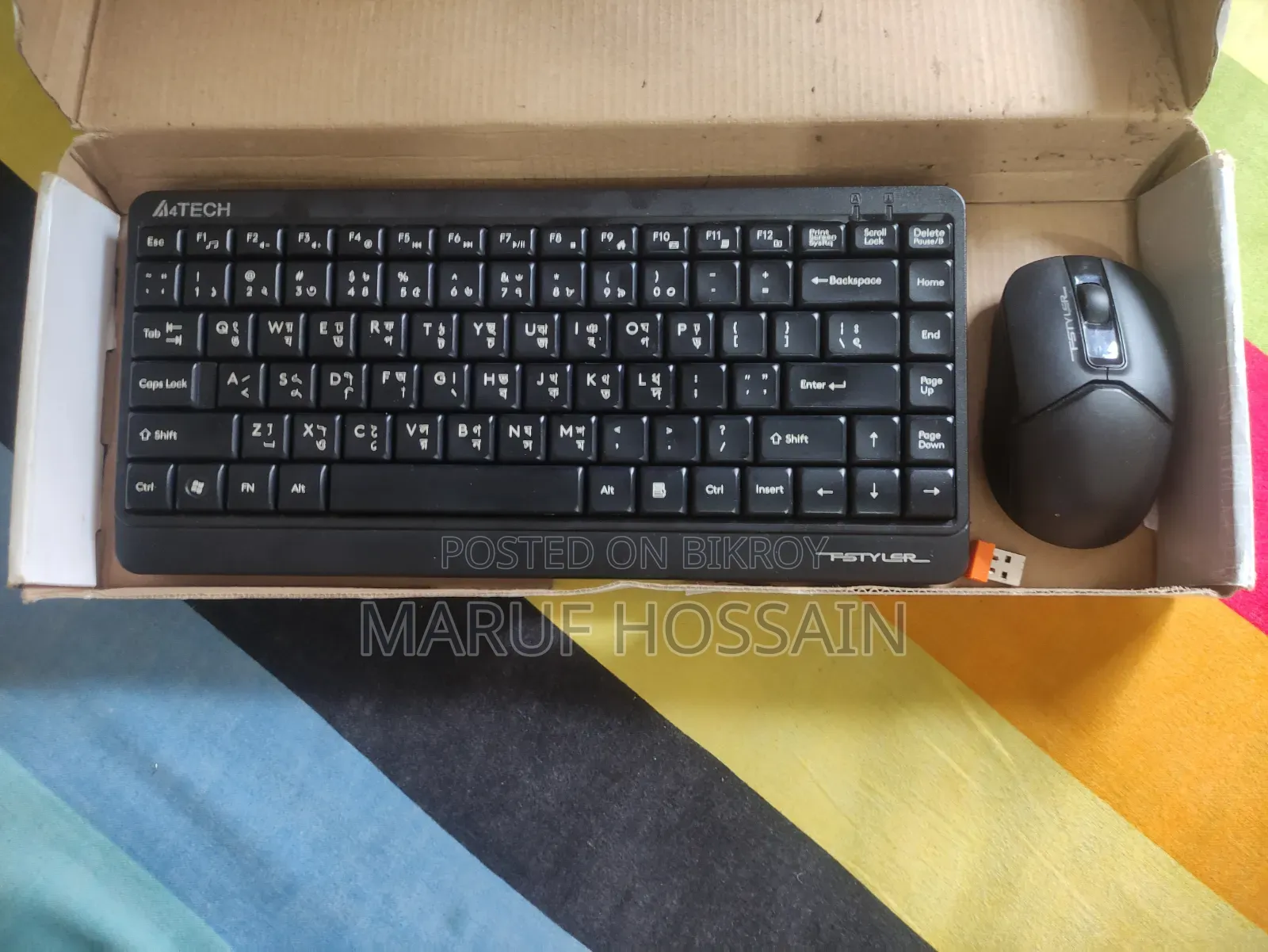 A4tech FG1112 Wireless Keyboard Mouse Combo