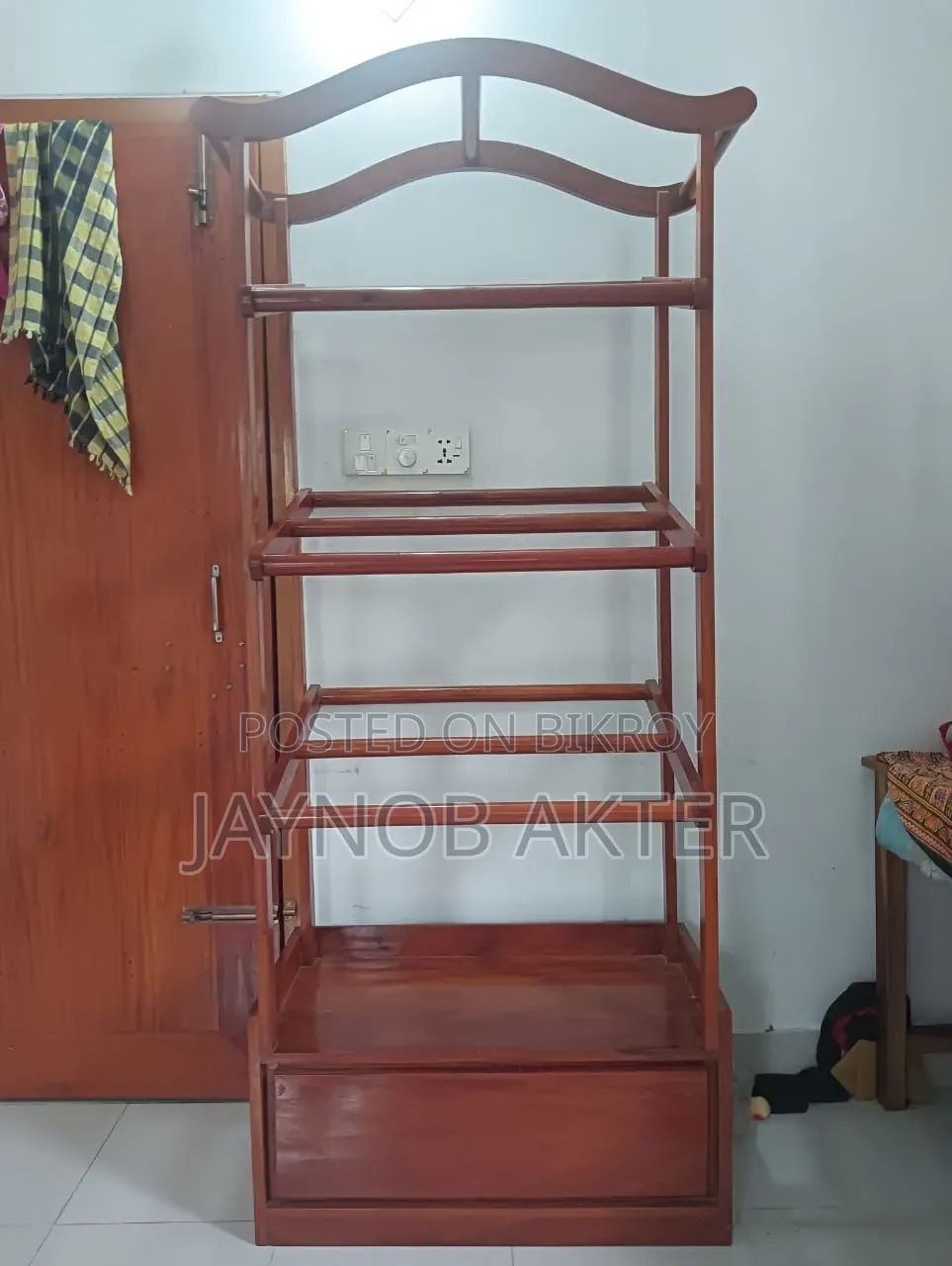 Attractive Mahogany Wood Alna (Clothes Rack) for Sale