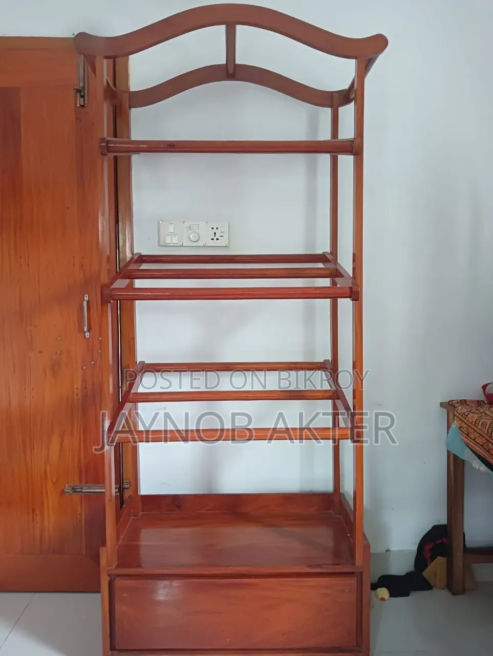 Attractive Mahogany Wood Alna (Clothes Rack) for Sale