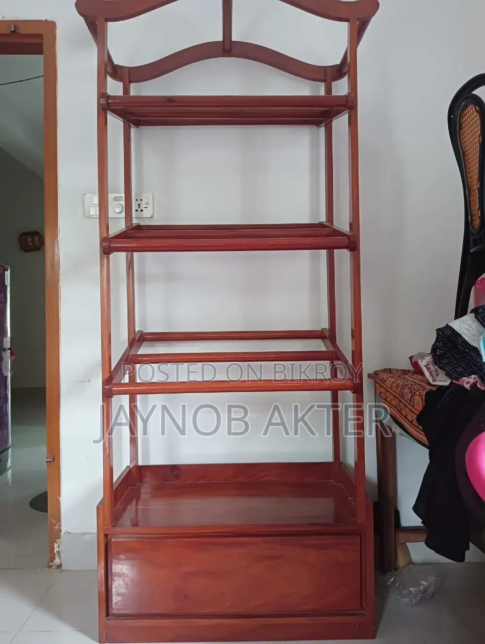 Attractive Mahogany Wood Alna (Clothes Rack) for Sale