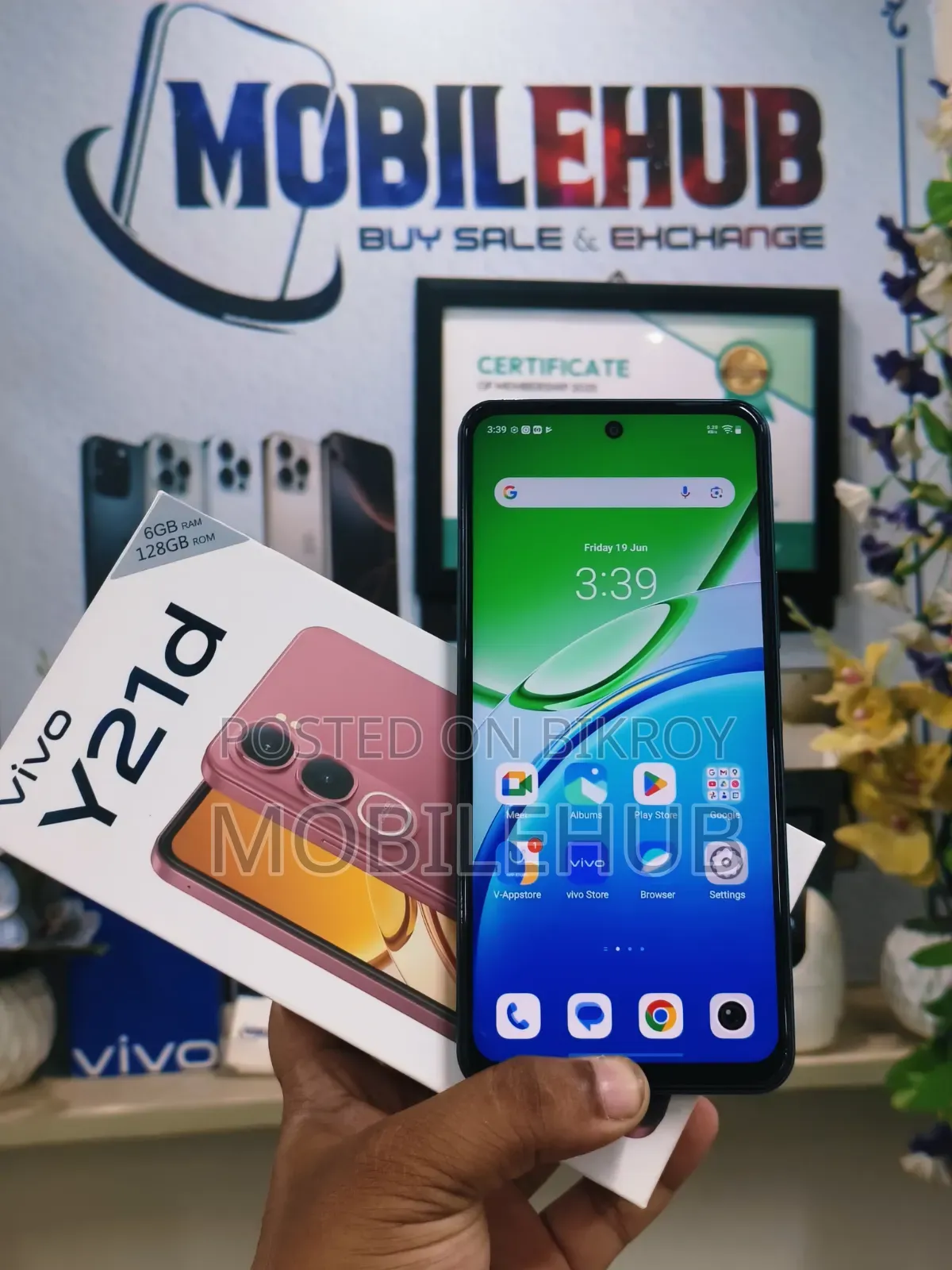Vivo Y21d 128 GB Black