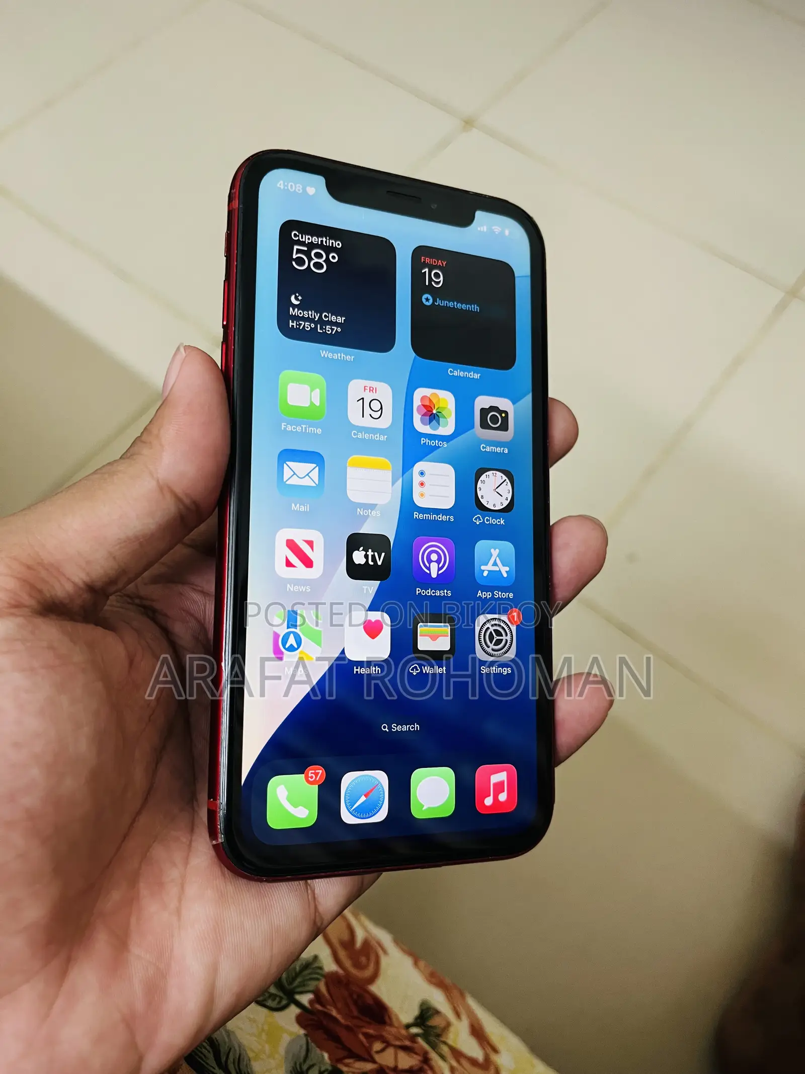 Apple iPhone XR 64 GB Red