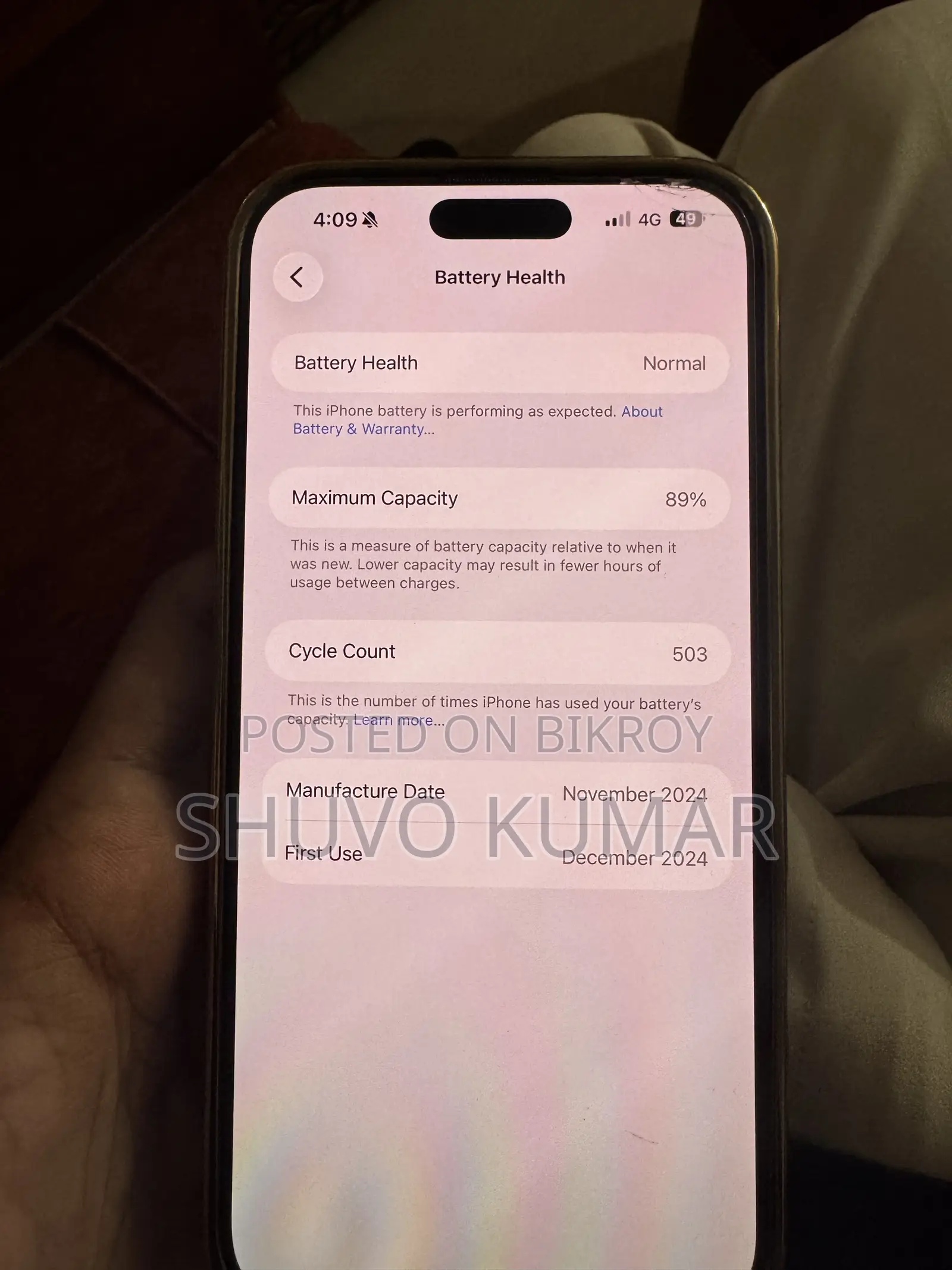 Apple iPhone 16 Pro Max 256 GB Rose Gold