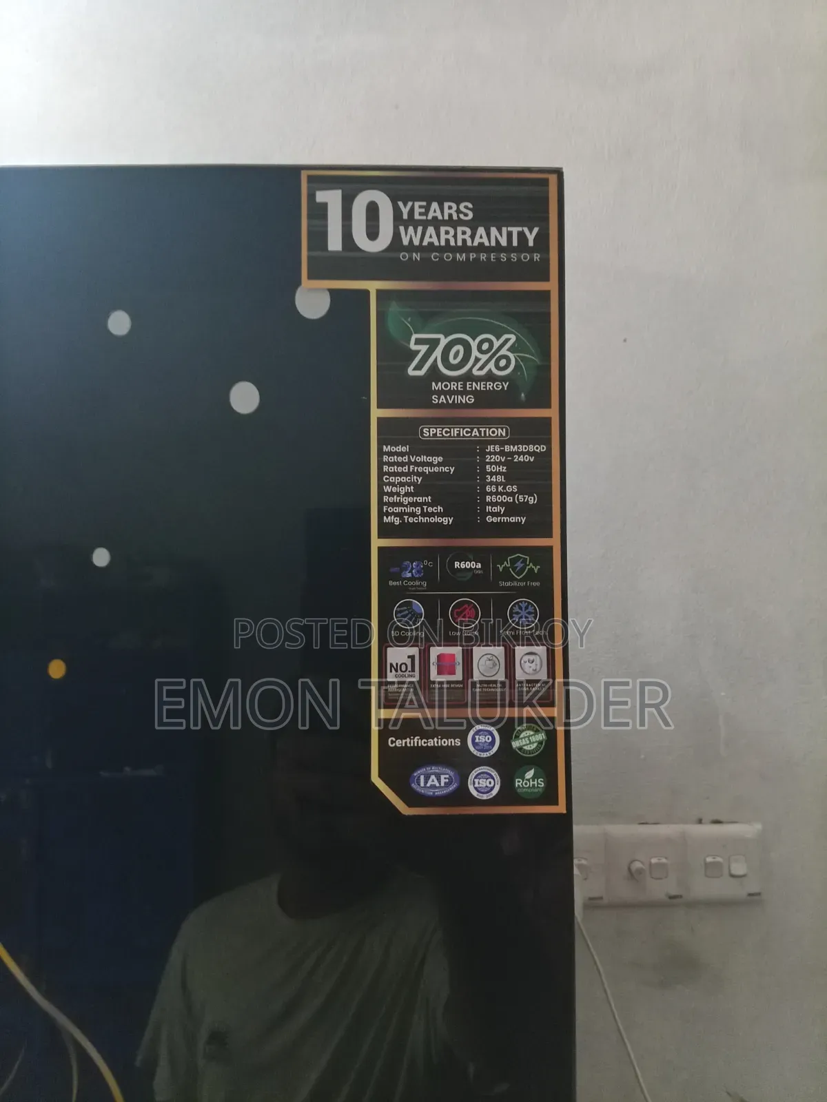 Jamuna 348 Litre Freezer for Sale.
